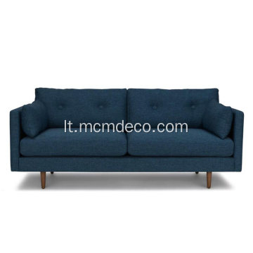 Anton Twilight mėlynos spalvos audinio sofa